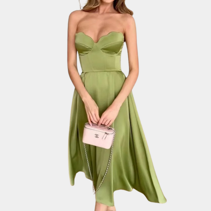 MARGOT - Bandeau Midi Gown for Women