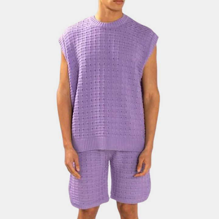 MATTEO - Men's Knit Two-Piece Outfit