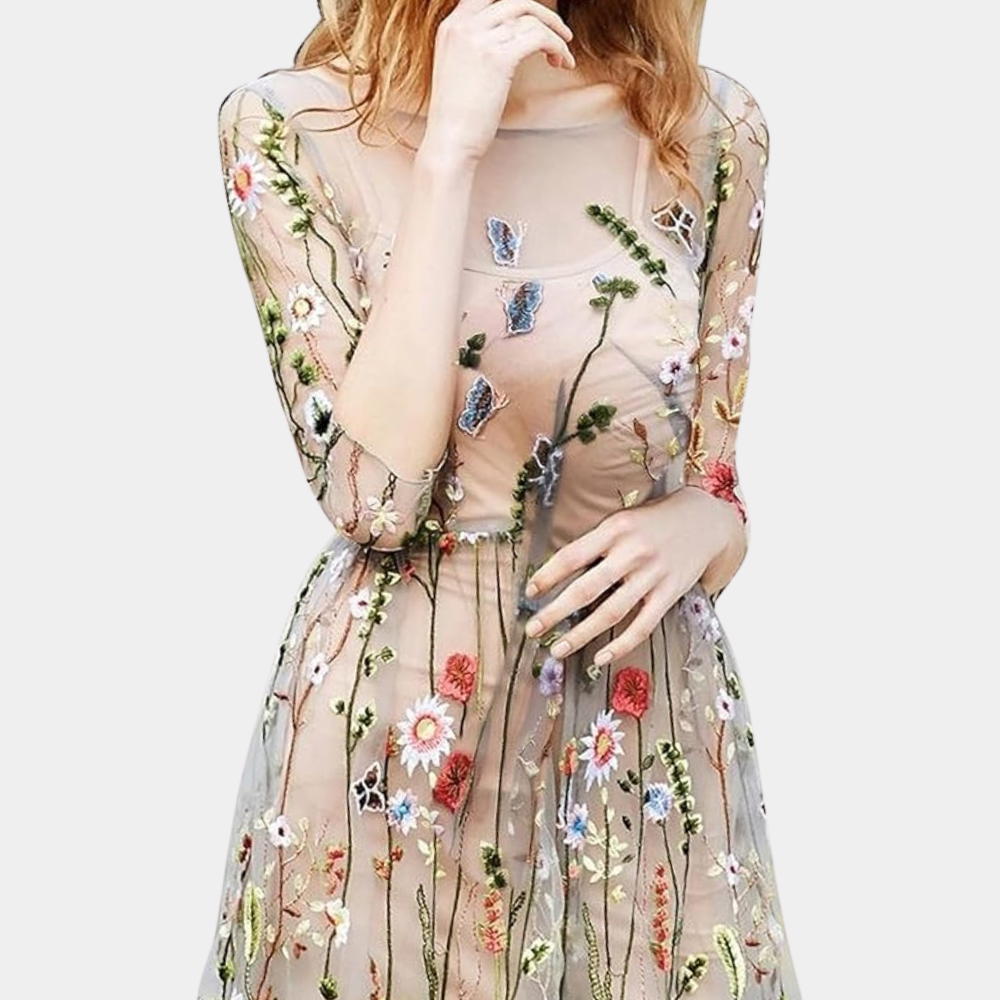 ANASTASIA - Floral Embellished Gown for Women