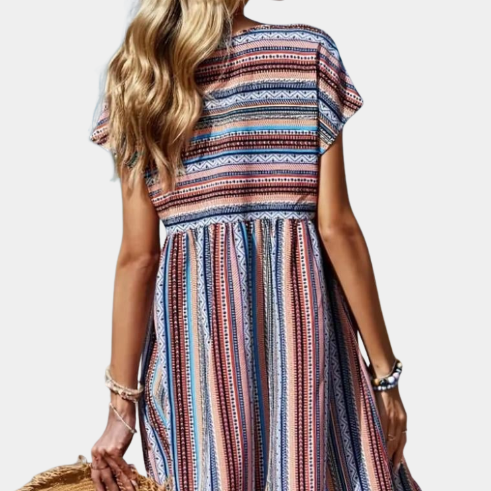 DAISY - Fashionable Summer Dress with Stripes for Women