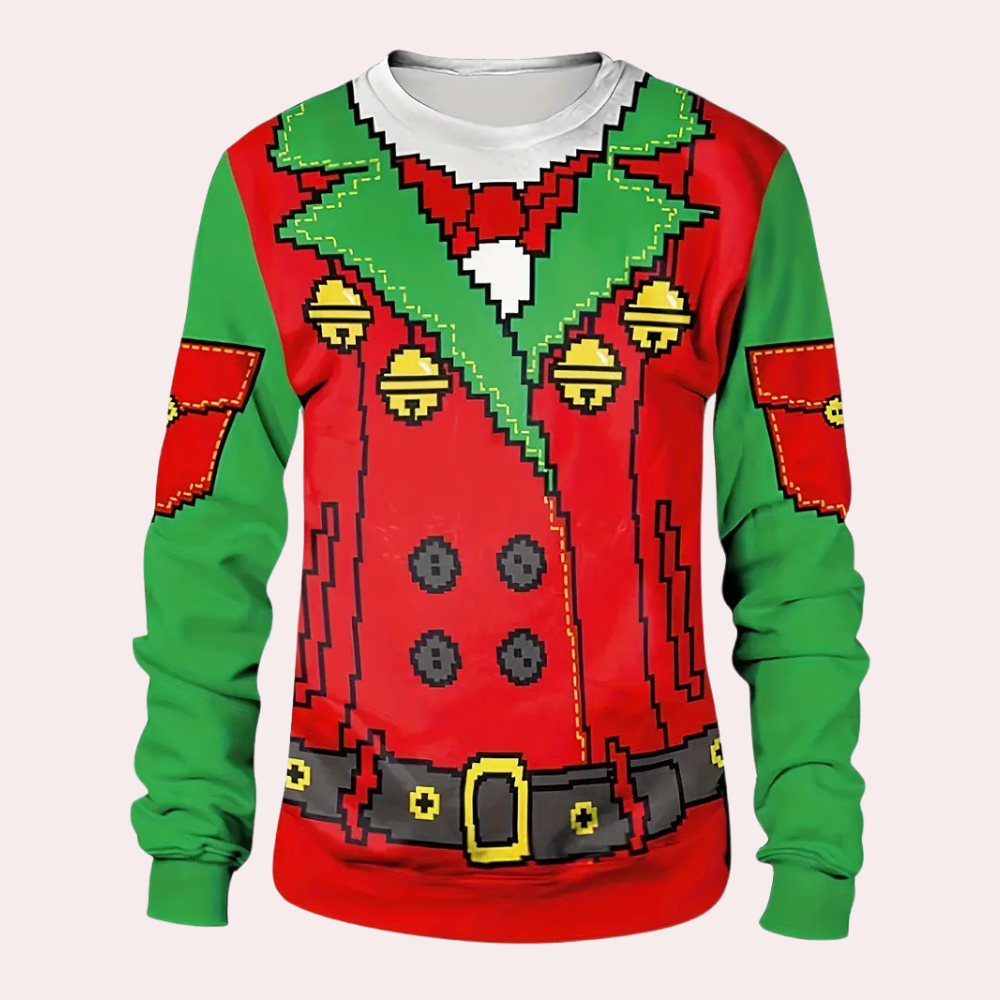 KIANIA - Printed Christmas Sweatshirt for Women