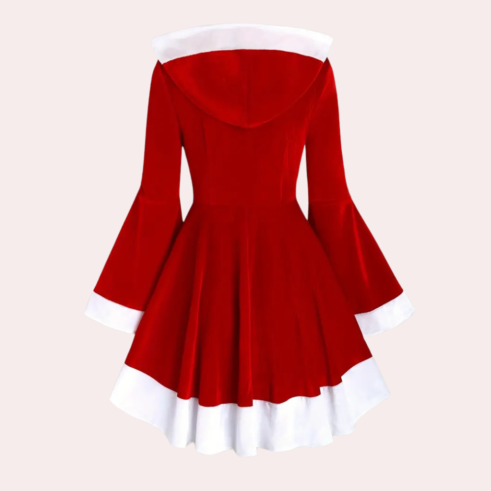 IZANA - Hooded Christmas Dress for Women