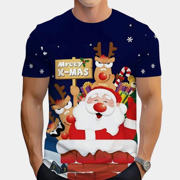 MATTA - Casual Christmas T-Shirt for Men