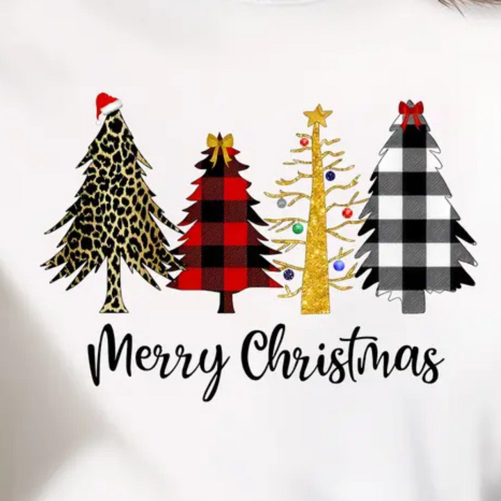 LINELLE - Simple Christmas T-shirt for Women