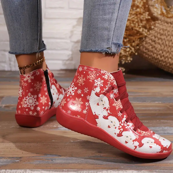 RAIYANA - Colorful Christmas Boots for Women