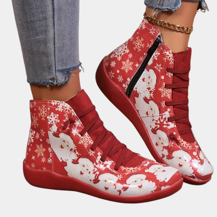 RAIYANA - Colorful Christmas Boots for Women