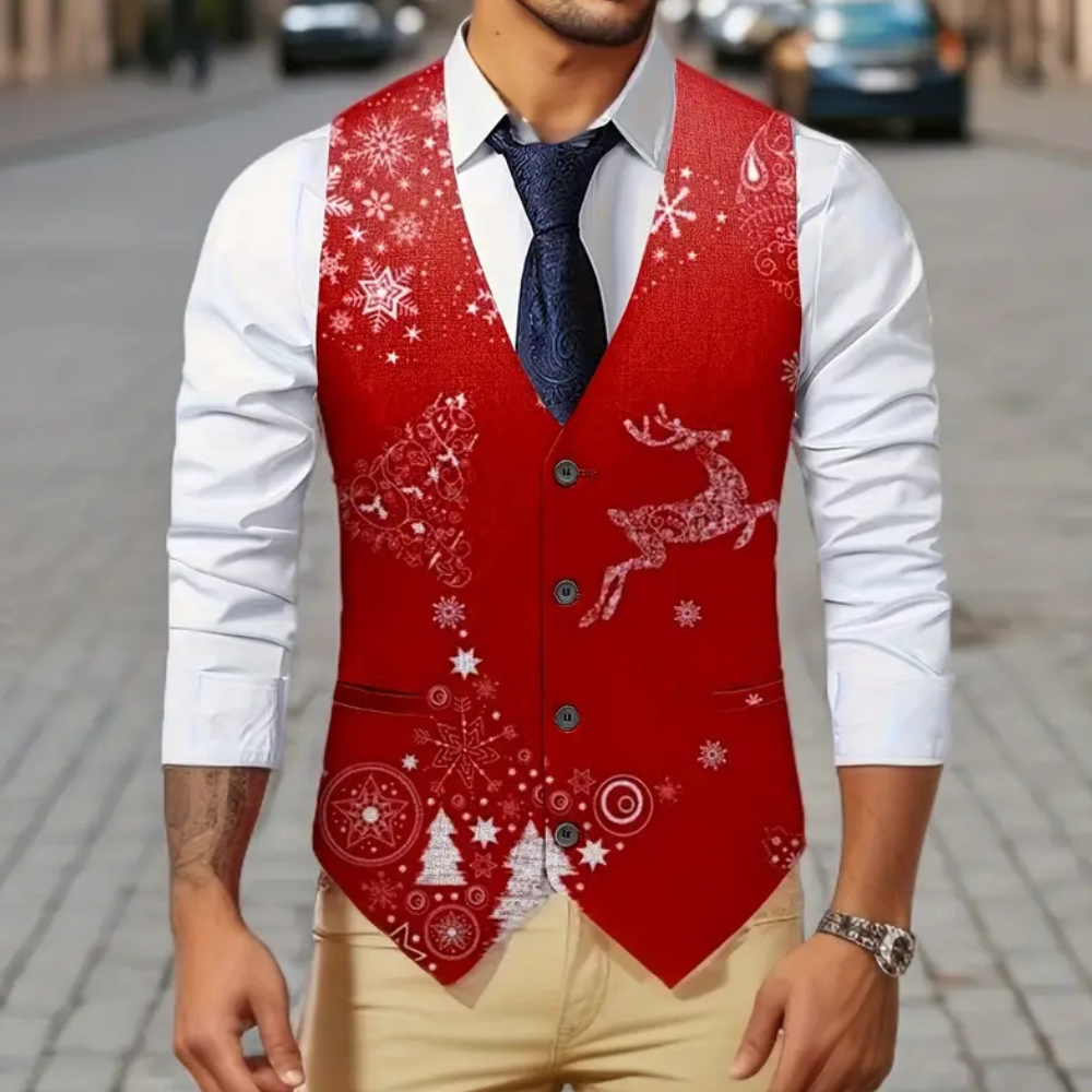 OSCAR - Elegant Christmas Vest for Men