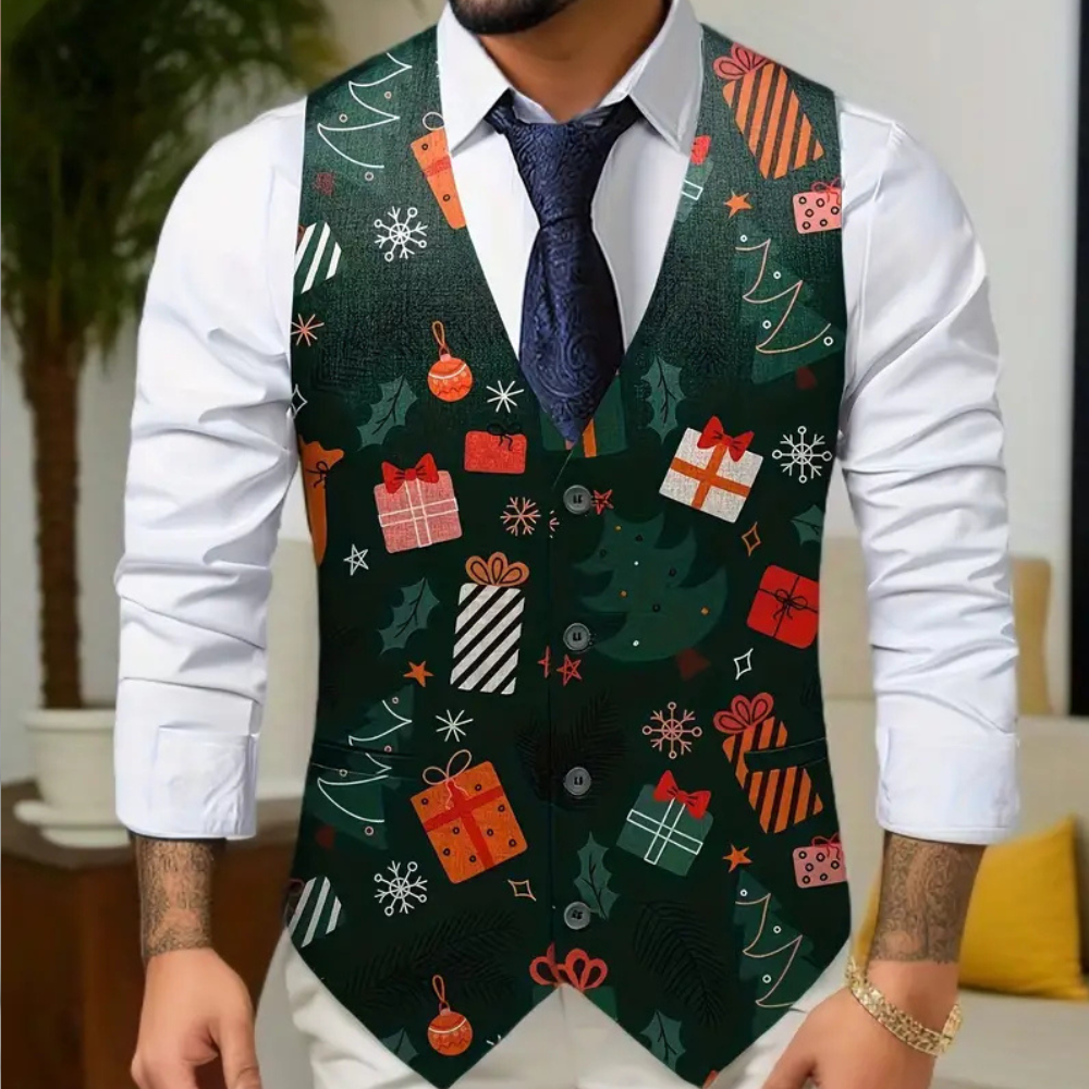 OSCAR - Elegant Christmas Vest for Men