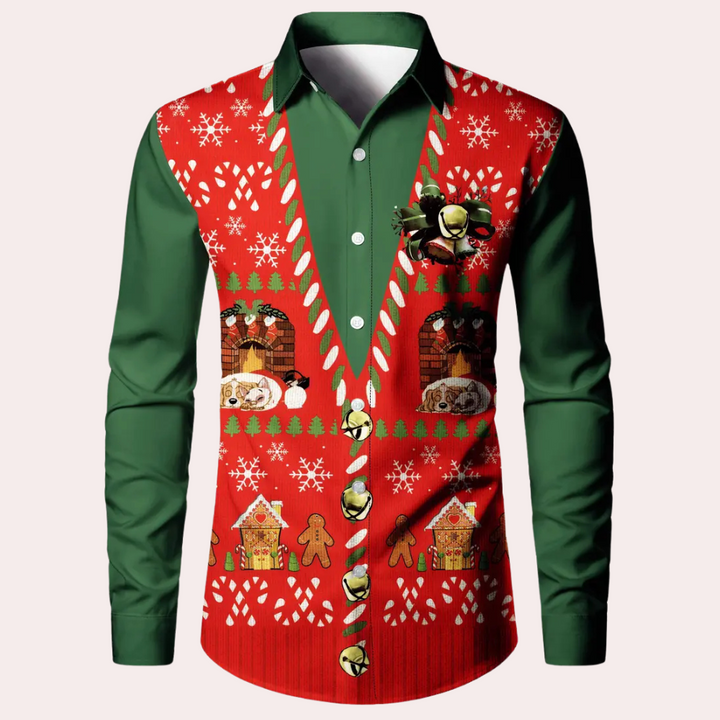 ADRIAN - Trendy Christmas Shirt for Men