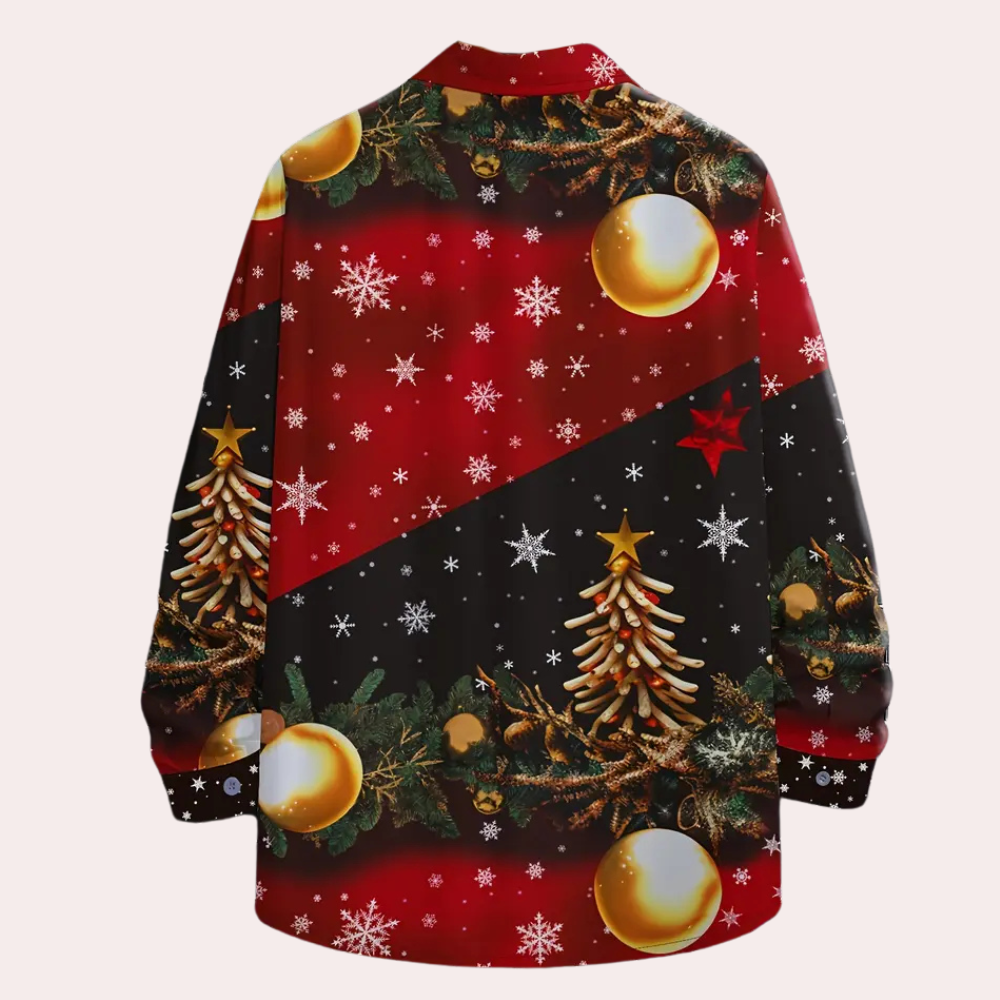 MARTIN - Long Sleeve Christmas Shirt for Men