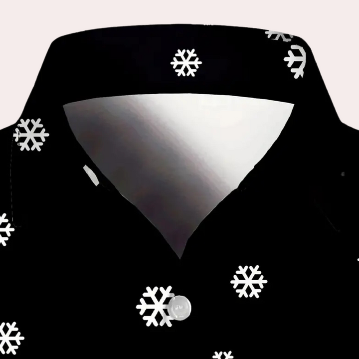 FLORIAN - Santa Claus Printed Shirt for Men