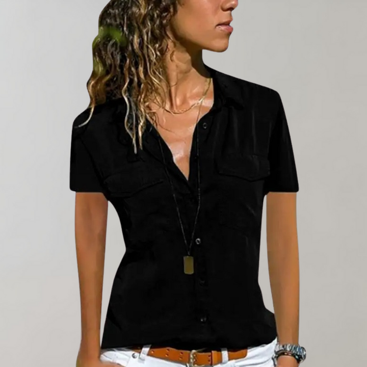 AURORA - Short Sleeve Blouse for Women