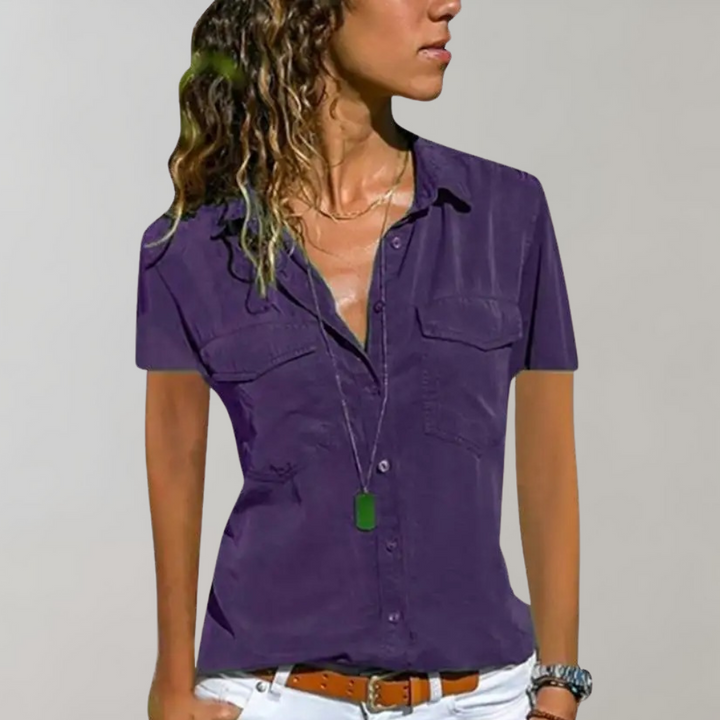 AURORA - Short Sleeve Blouse for Women