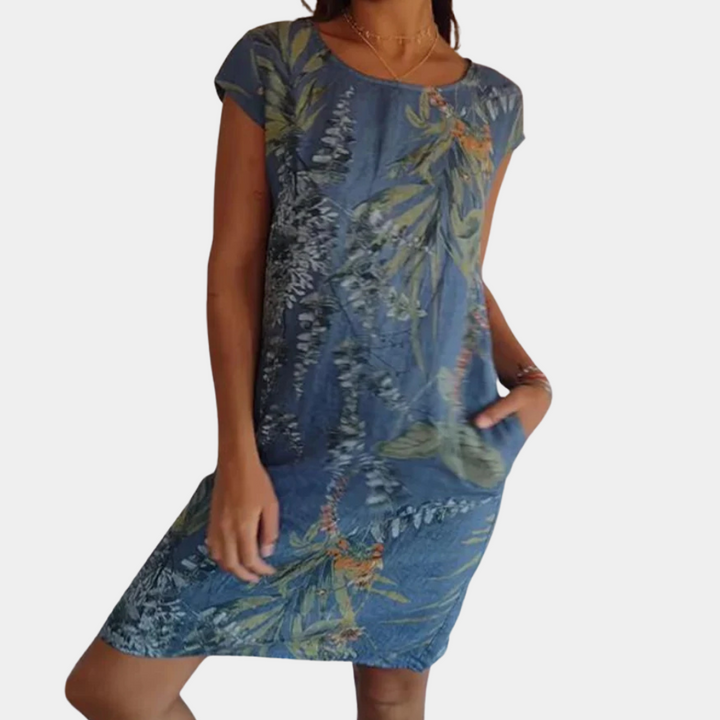 NENE - Simple Floral Summer Dress for Women