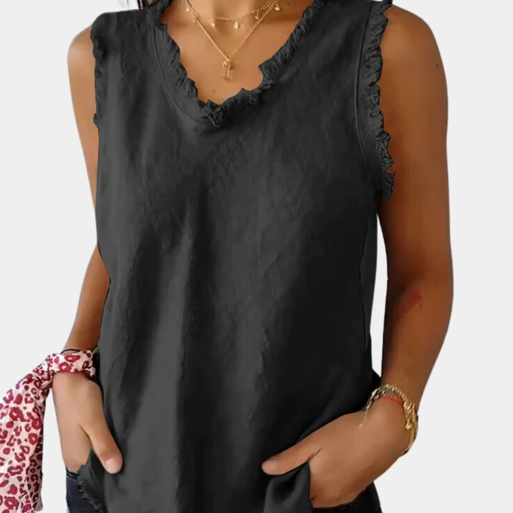 RAELA - Casual Sleeveless Summer Top for Women