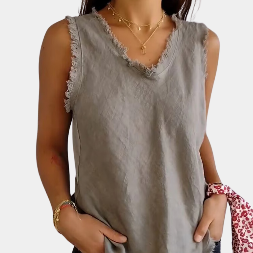 RAELA - Casual Sleeveless Summer Top for Women