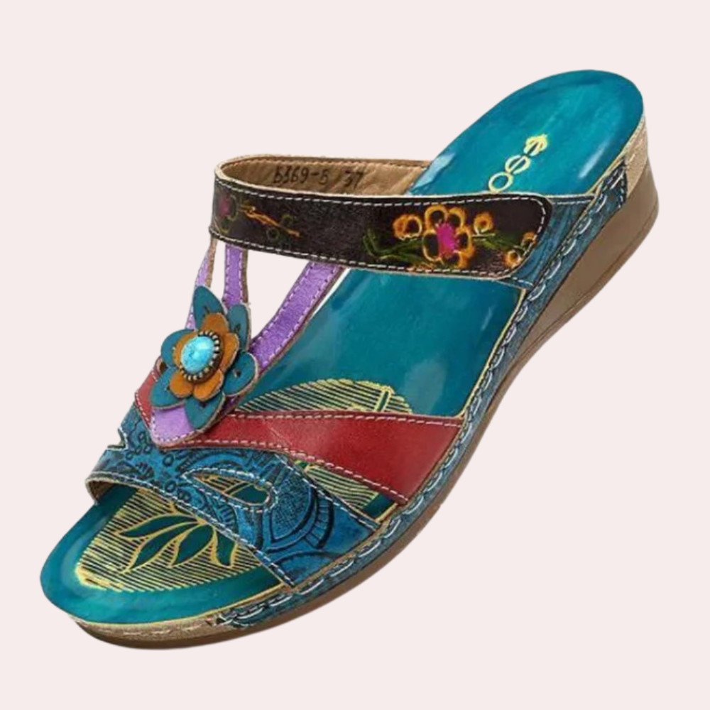 EISLA -  Colorful Retro Sandals for Women