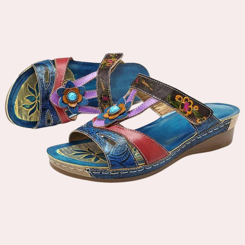 EISLA -  Colorful Retro Sandals for Women