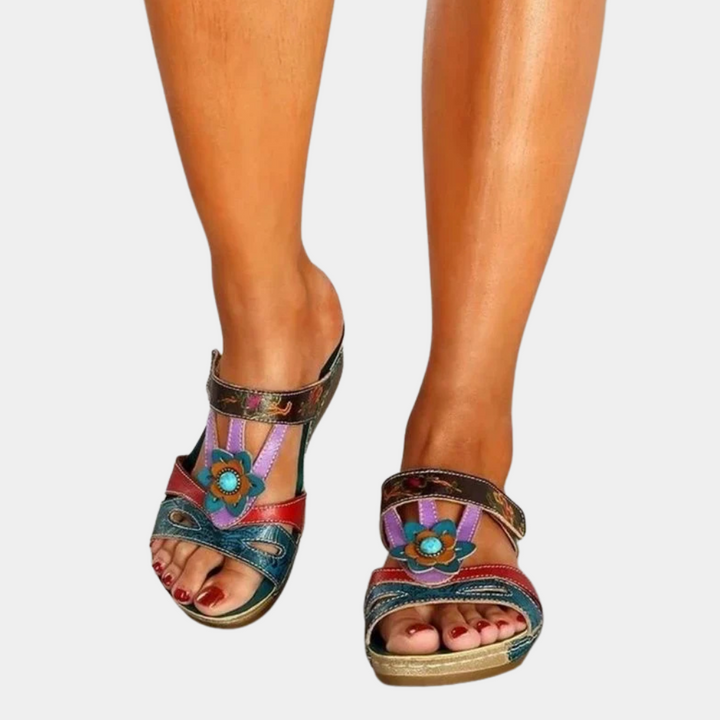 EISLA -  Colorful Retro Sandals for Women