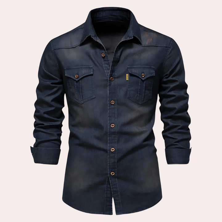 FRED - Casual Denim Shirt for Men