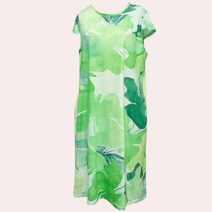 ALBERTINA - Floral Loose-fit Dress for Women