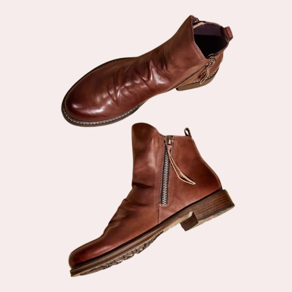 BISMARCK - Classic Side Zipper Boots for Men