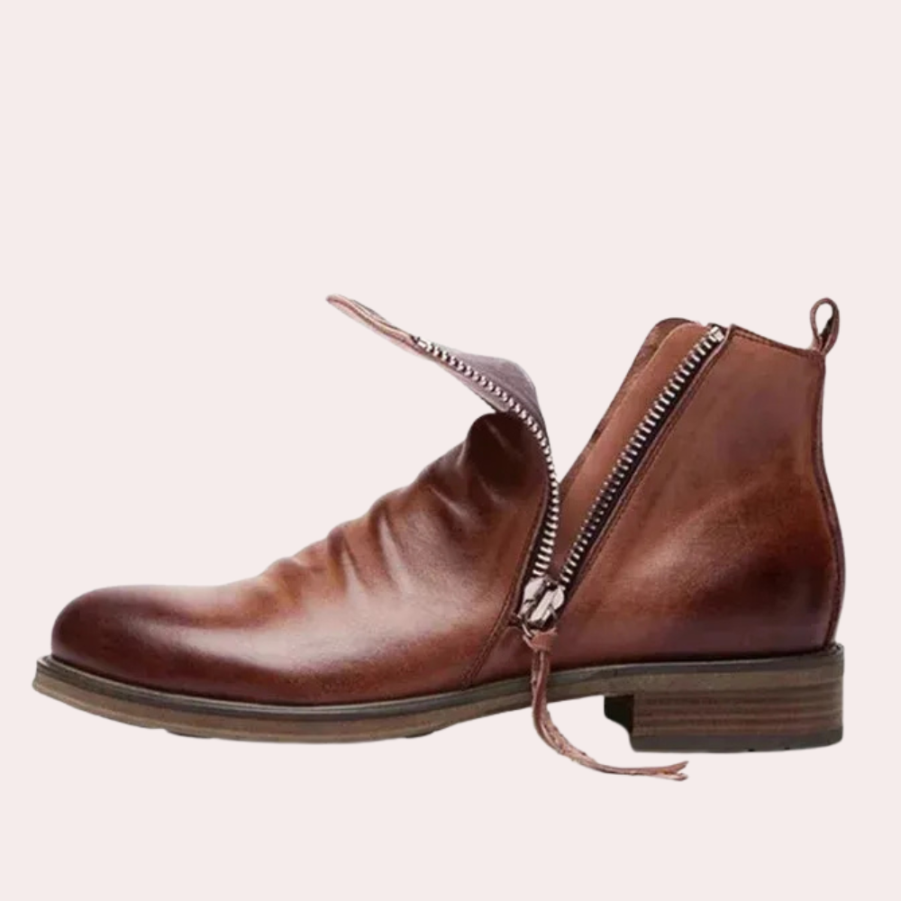 BISMARCK - Classic Side Zipper Boots for Men