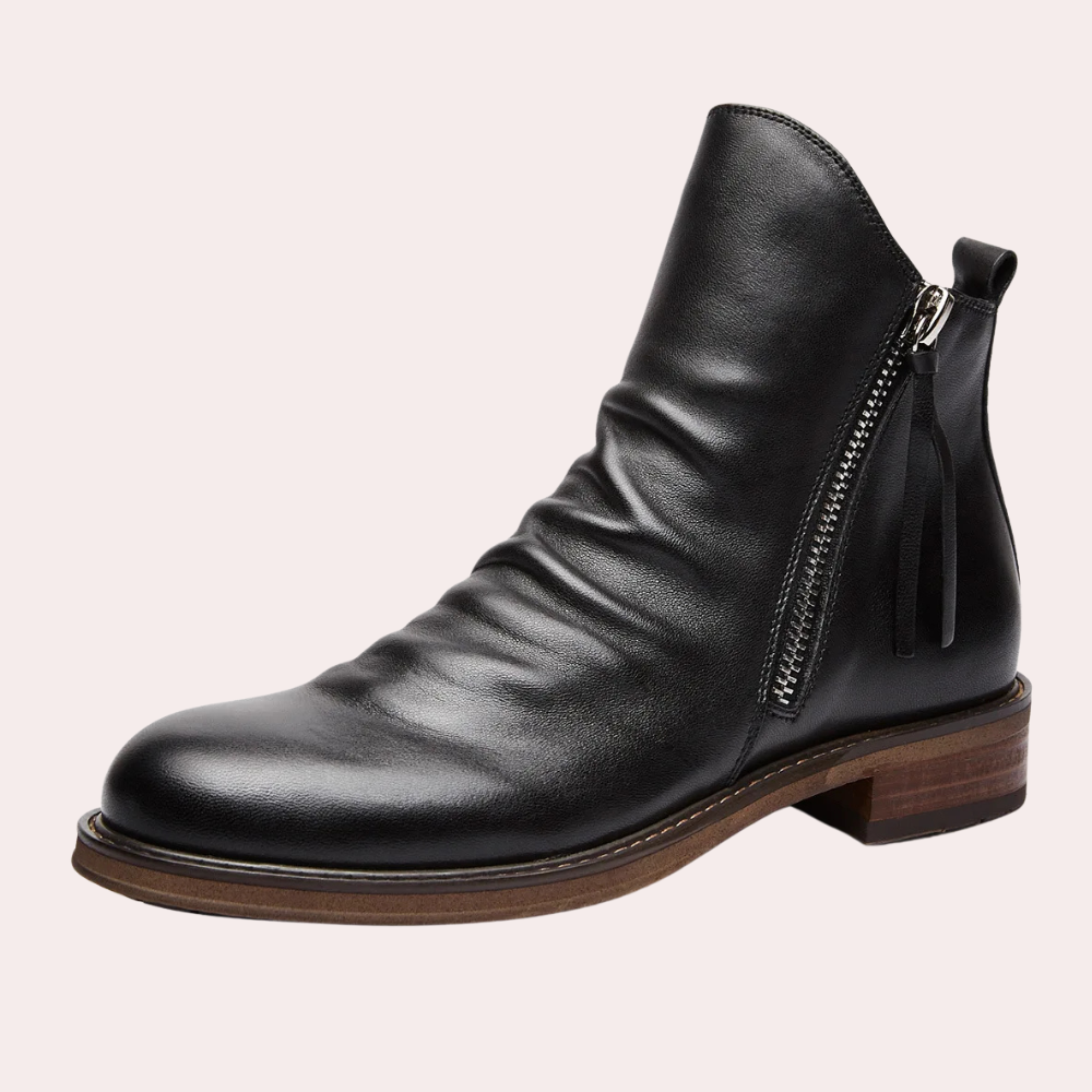 BISMARCK - Classic Side Zipper Boots for Men