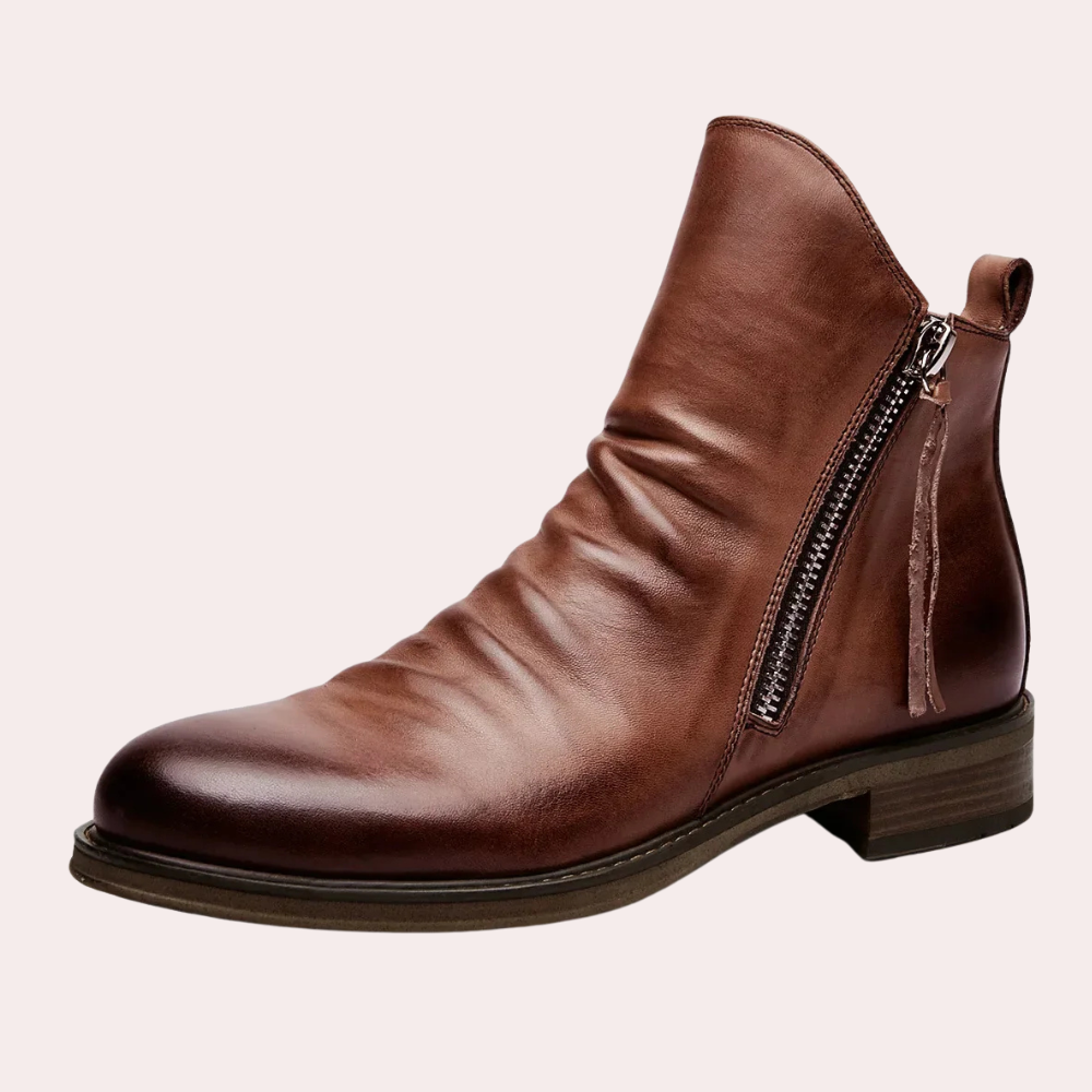 BISMARCK - Classic Side Zipper Boots for Men