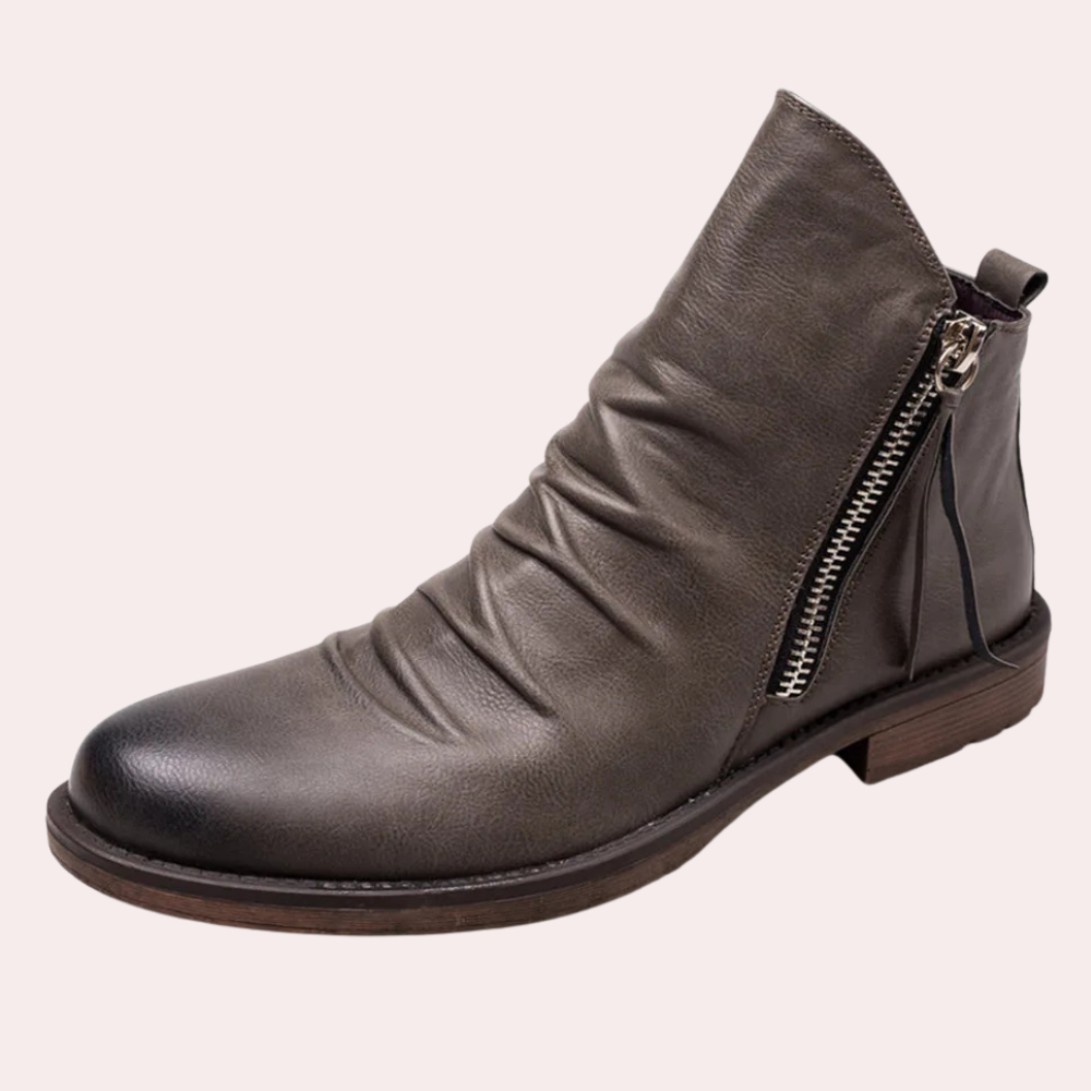 BISMARCK - Classic Side Zipper Boots for Men