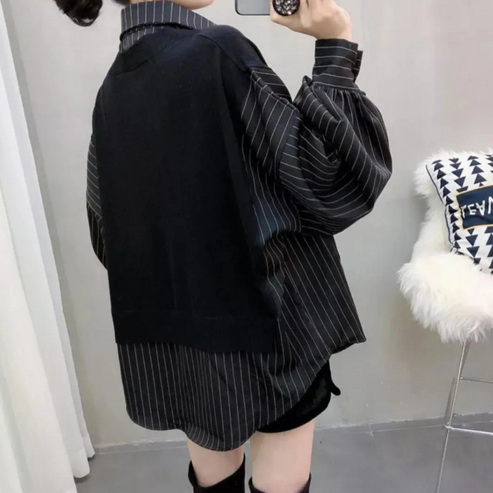 CASSIANA - Trendy Stripe Blouse for Women