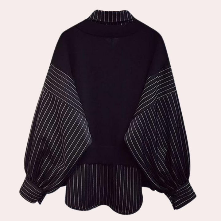 CASSIANA - Trendy Stripe Blouse for Women