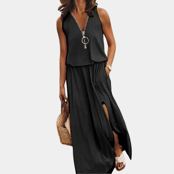 ENEIDA - Fashionable Sleeveless Dress for Women