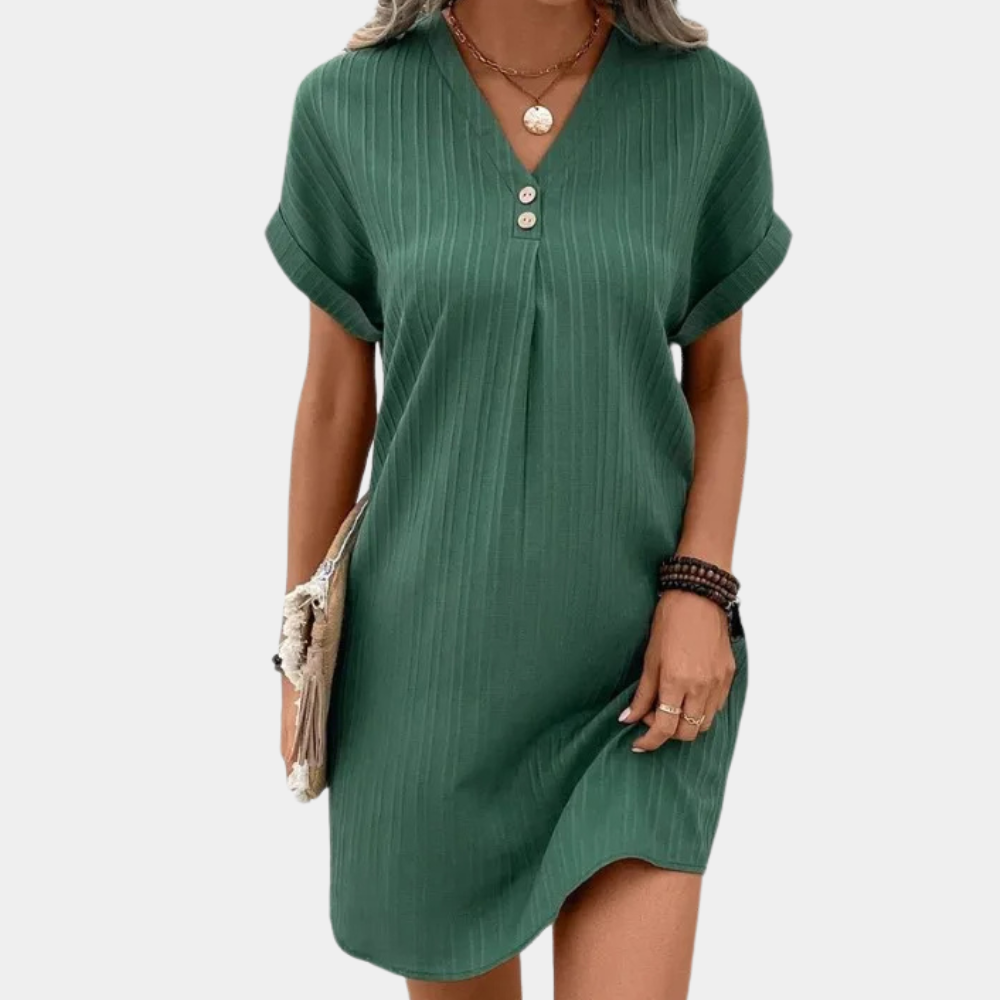 MILANA - Casual V-neck Mini Dress for Women