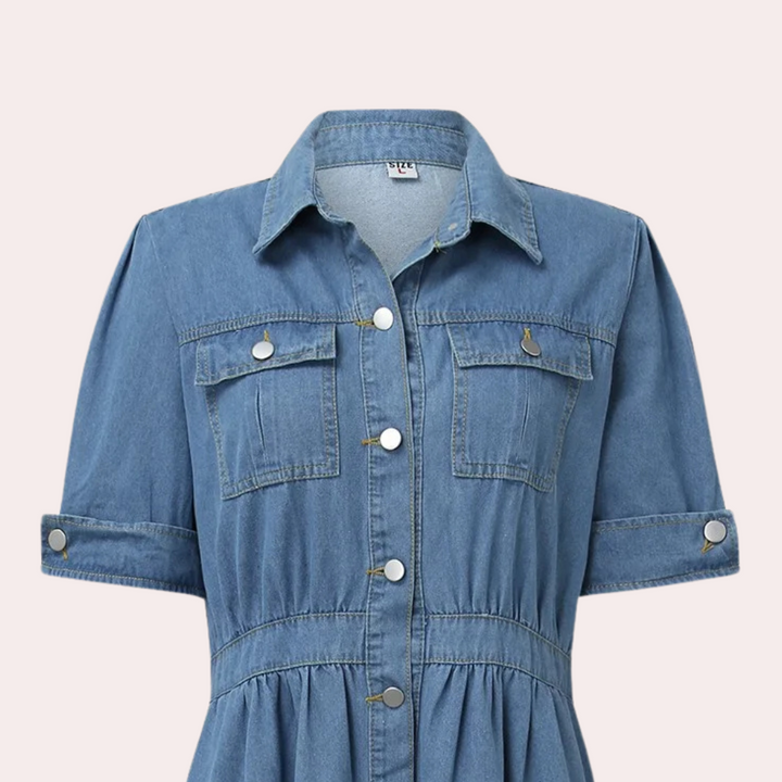 ANALICE - Casual Denim Dress for Women