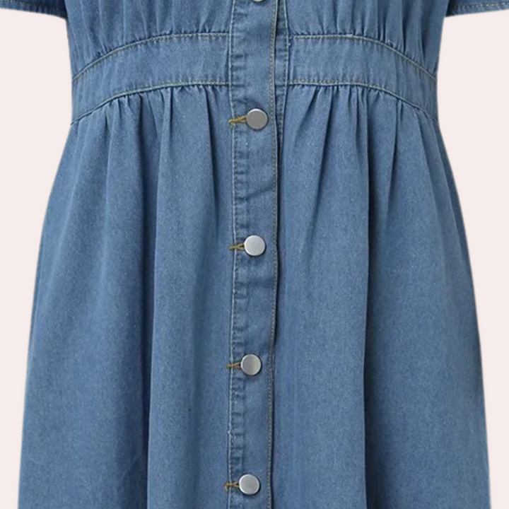 ANALICE - Casual Denim Dress for Women