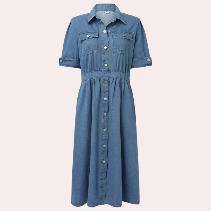 ANALICE - Casual Denim Dress for Women