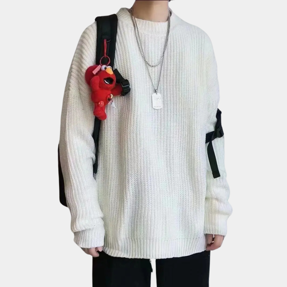 RUY - Plain Knitted Sweater for Men