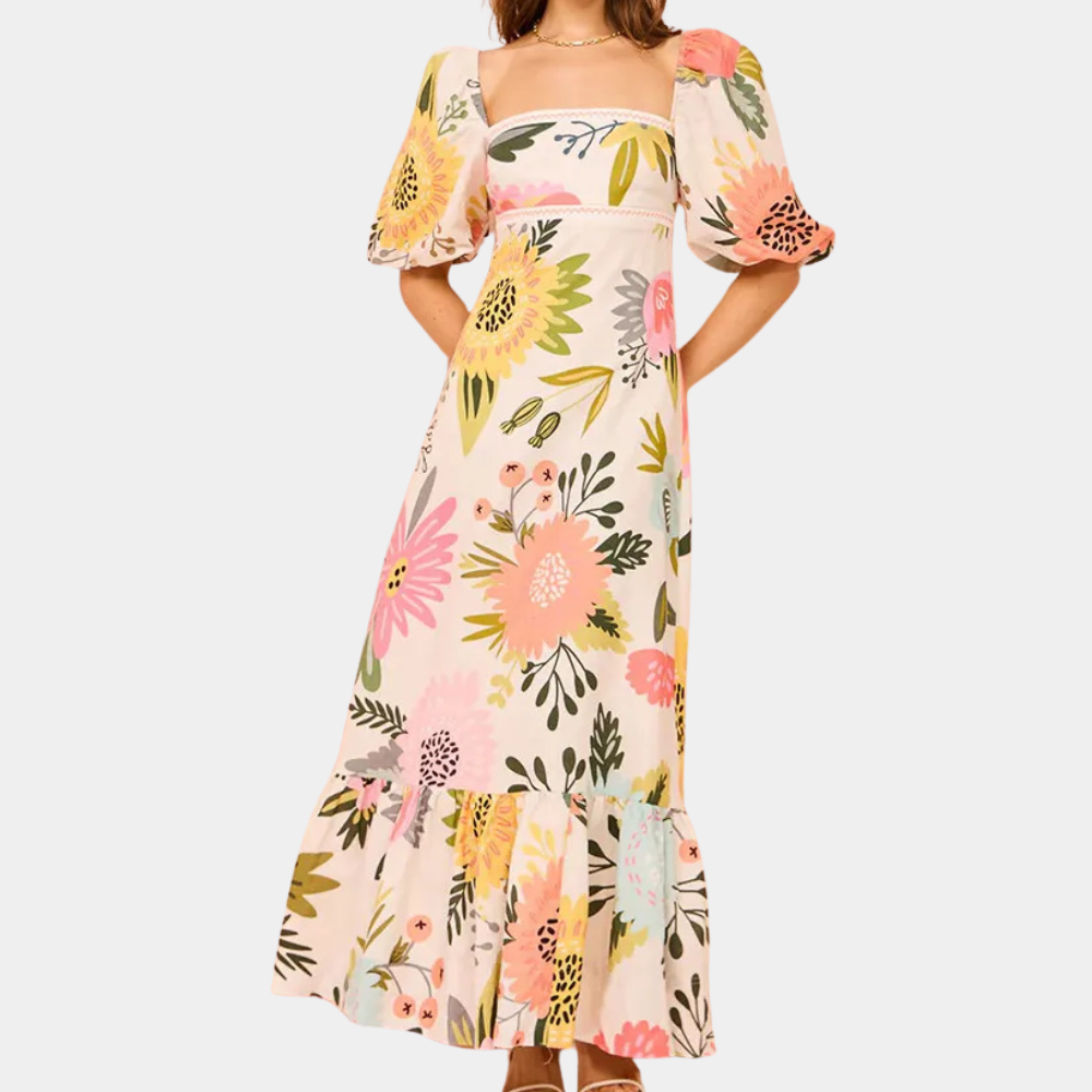 MARINA - Vibrant Maxi Dress for Women