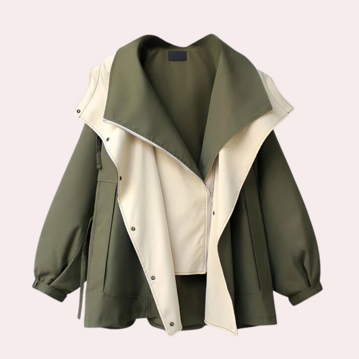 DELPHINE - Stylish Windbreaker Jacket for Women