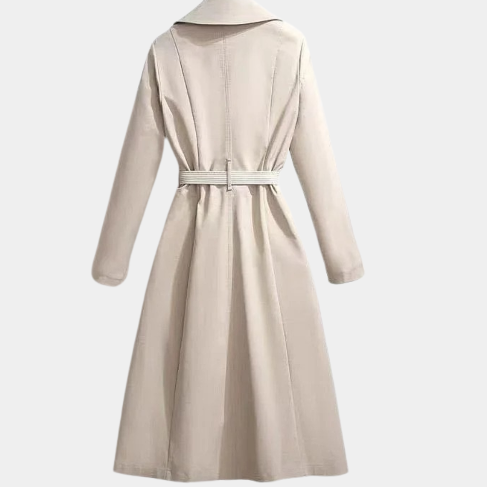 Aurembiaix - Elegant trench coat for women with belt