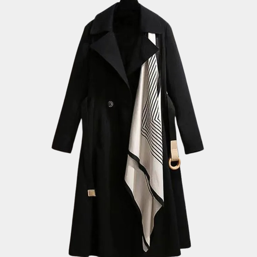 Aurembiaix - Elegant trench coat for women with belt