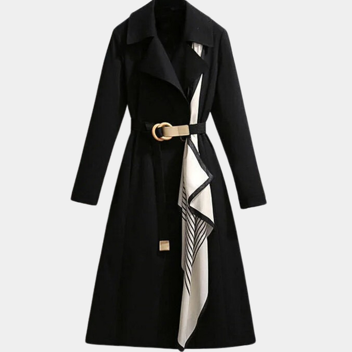 Aurembiaix - Elegant trench coat for women with belt