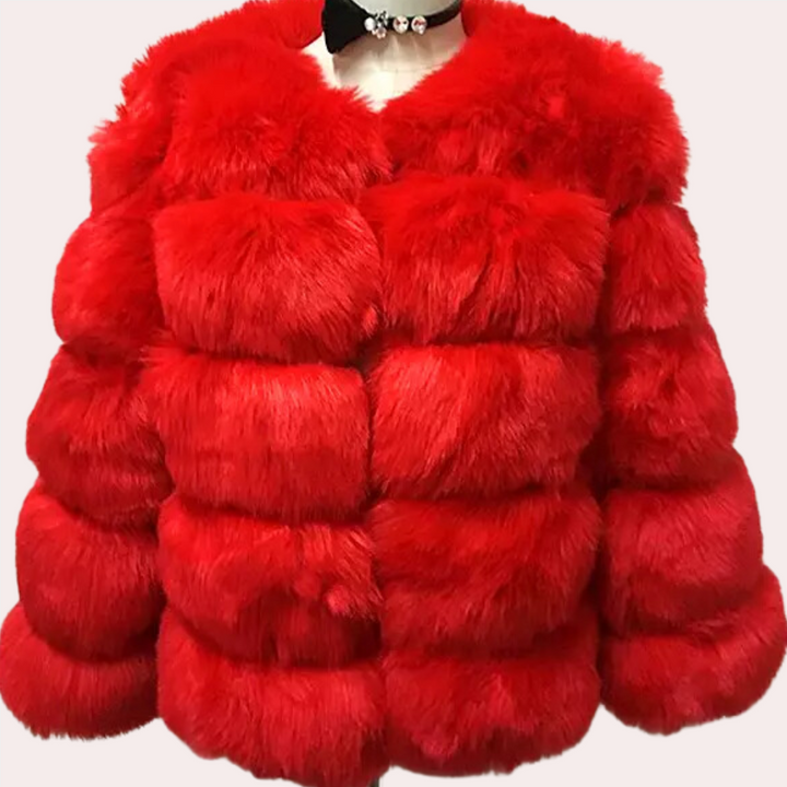 KAELA - Elegant, Fluffy & Warm Coat for Women