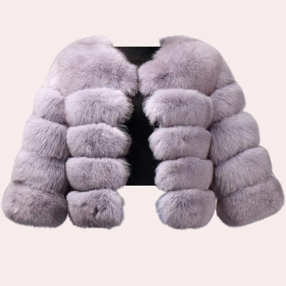 KAELA - Elegant, Fluffy & Warm Coat for Women