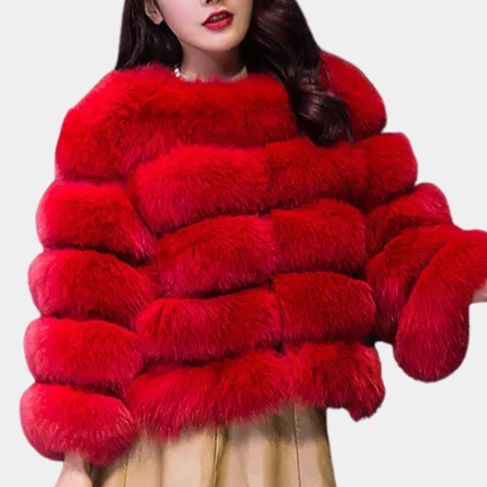 KAELA - Elegant, Fluffy & Warm Coat for Women