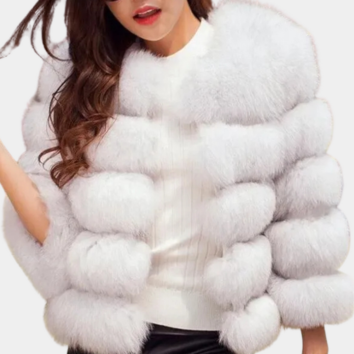 KAELA - Elegant, Fluffy & Warm Coat for Women