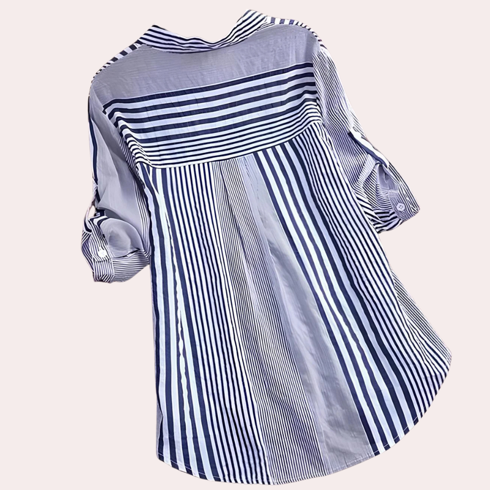 LORETTA Classic Stripe Long Sleeve for Women