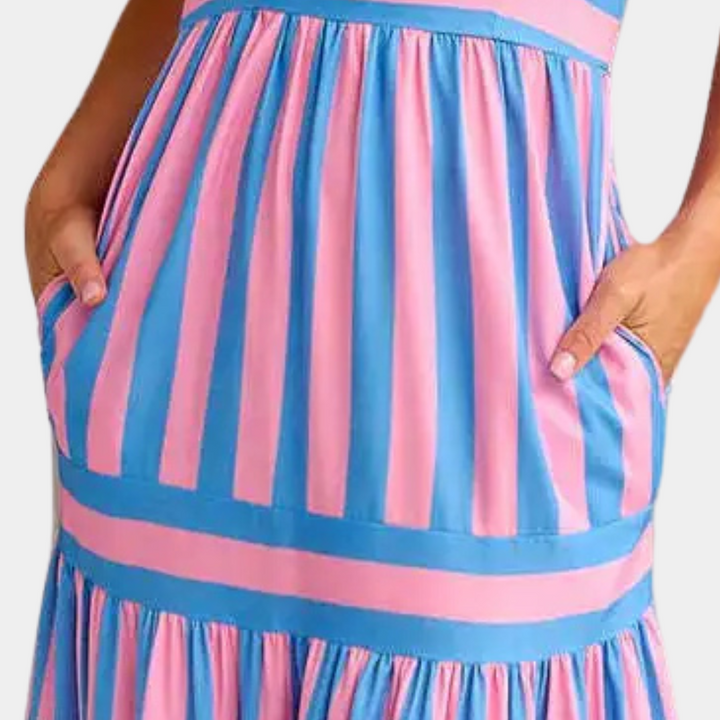 HARPER - Women’s Stripe-Patterned Casual Sundress