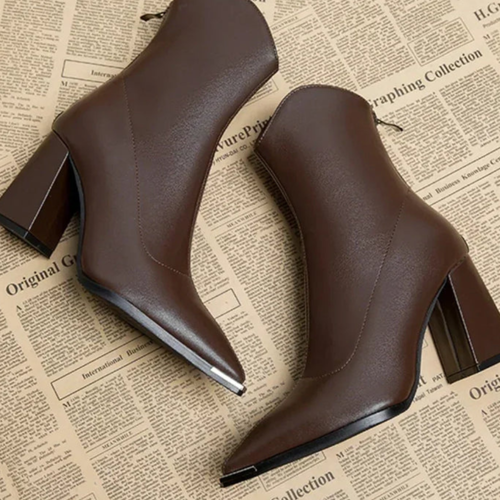 KATIMA - Ankle Boots with Sharp Toes for Women